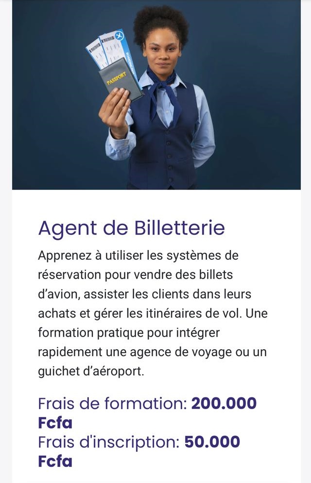 Alima Travel Agency — Billets d'avion